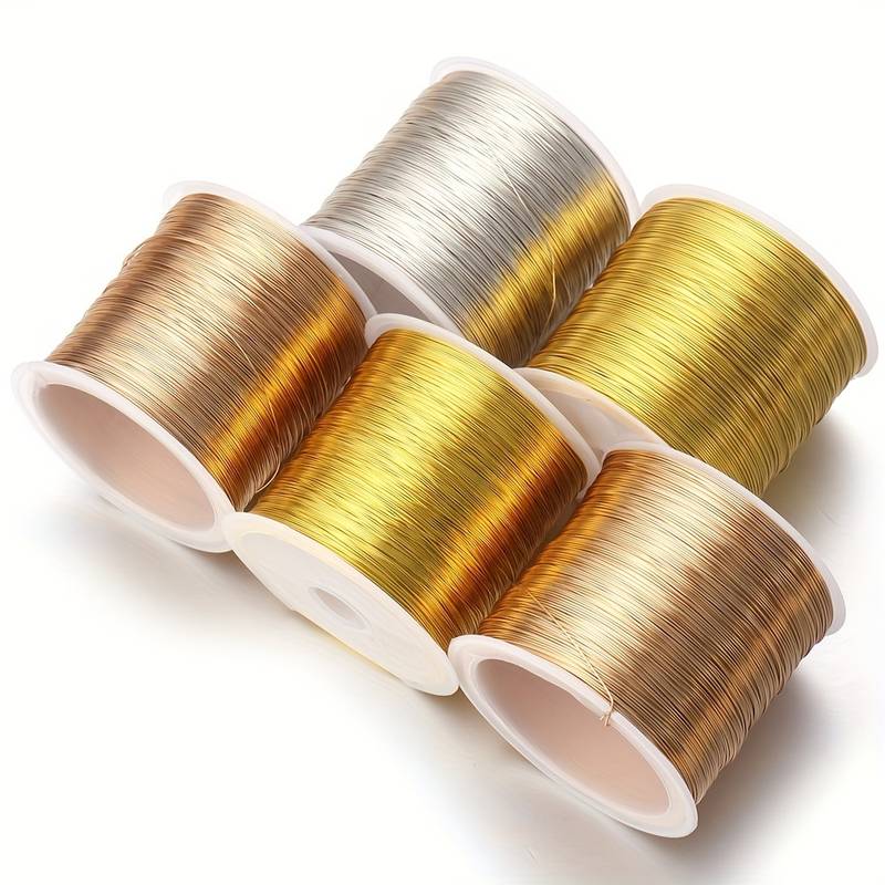 Copper Jewelry Wire For Crafts Jewelry Beading Wire Metal - Temu